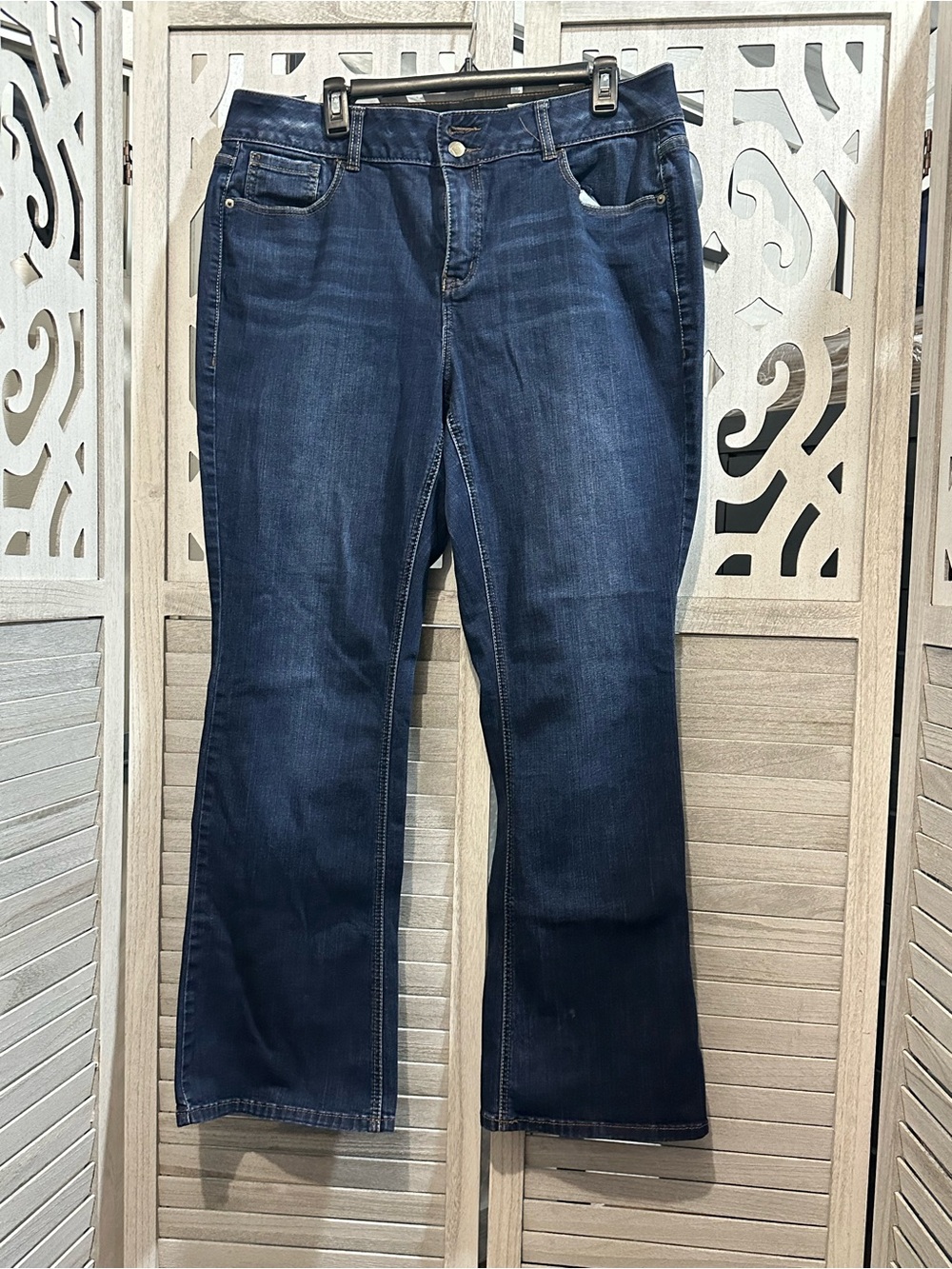 Lane Bryant Dark Blue Flare Jeans